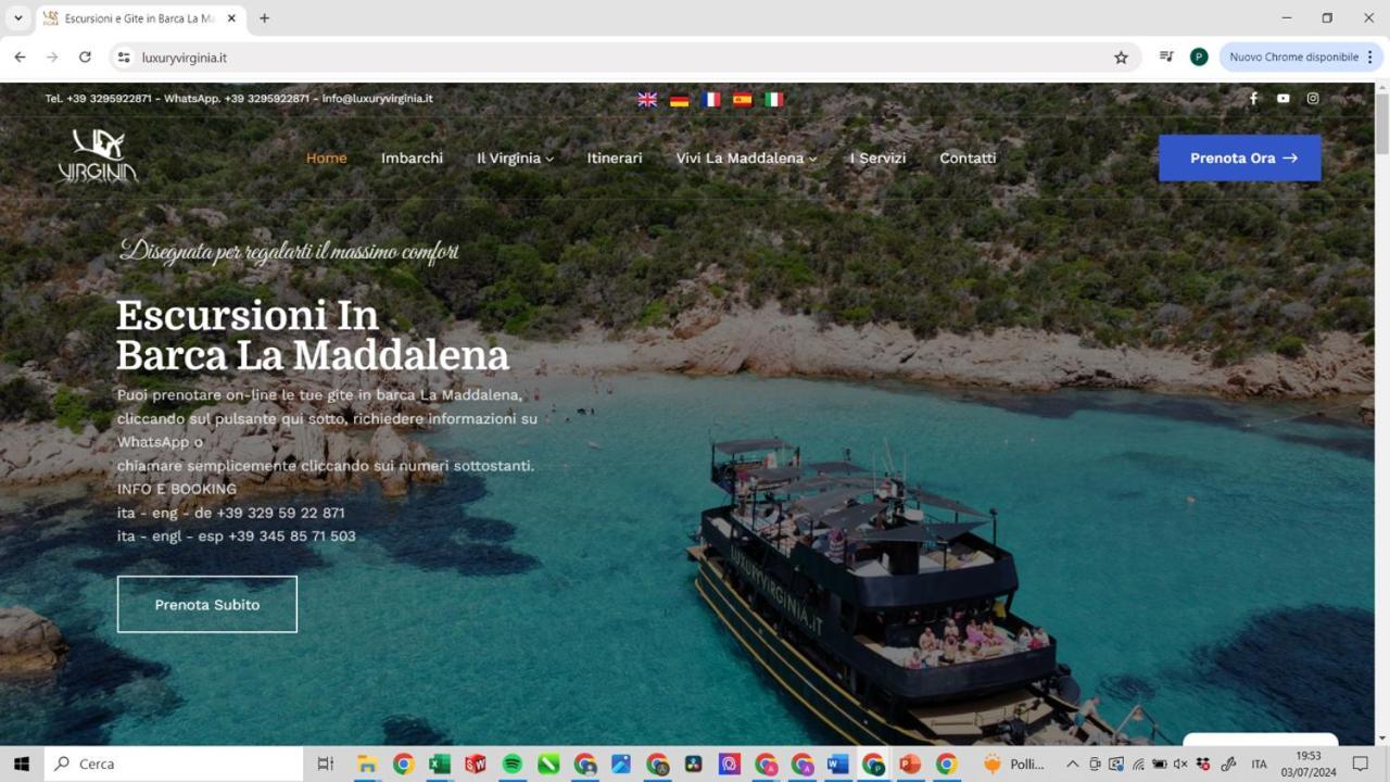 Casa Vacanze Della Maddalena Villa Ла Мадалена Екстериор снимка